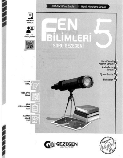 FEN BİLİMLERİ SORU GEZEGENİ Fotokopi GO - Tüm Sınavlarda Daha İleriye