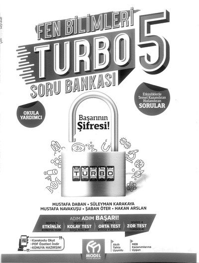 FEN BİLİMLERİ TURBO SORU BANKASI Fotokopi GO - Tüm Sınavlarda Daha İleriye