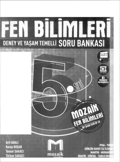 FEN BİLİMLERİ DENEY VE YAŞAM TEMELLİ SORU BANKASI Fotokopi GO - Tüm Sınavlarda Daha İleriye