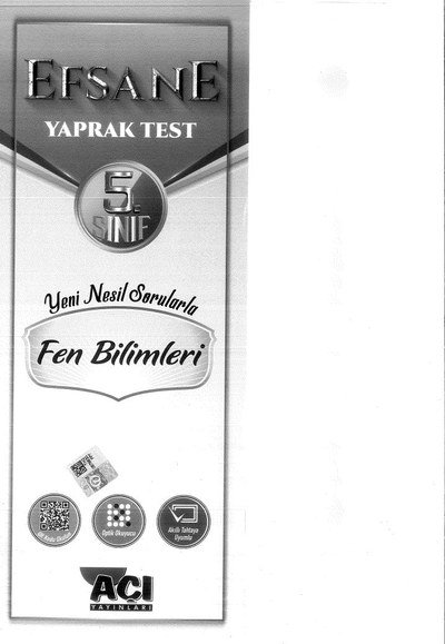 EFSANE FEN BİLİMLERİ