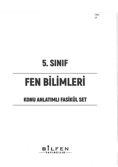 FEN BİLİMLERİ KONU ANLATIMLI FASİKÜL SET Fotokopi GO - Tüm Sınavlarda Daha İleriye