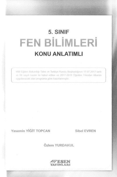 FEN BİLİMLERİ KONU ANLATIMLI Fotokopi GO - Tüm Sınavlarda Daha İleriye