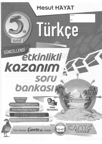TÜRKÇE ETKİNLİKLİ KAZANIM SORU BANKASI Fotokopi GO - Tüm Sınavlarda Daha İleriye