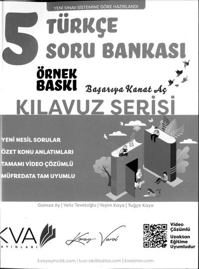 TÜRKÇE SORU BANKASI KILAVUZ SERİSİ Fotokopi GO - Tüm Sınavlarda Daha İleriye