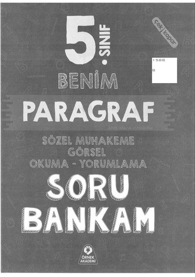 BENİM PARAGRAF SORU BANKAM Fotokopi GO - Tüm Sınavlarda Daha İleriye