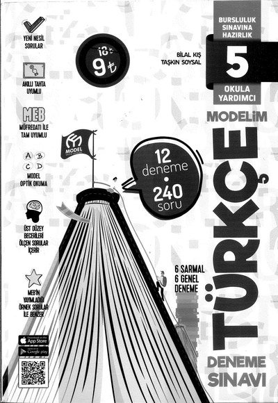 TÜRKÇE MODELİM DENEME SINAVI Fotokopi GO - Tüm Sınavlarda Daha İleriye