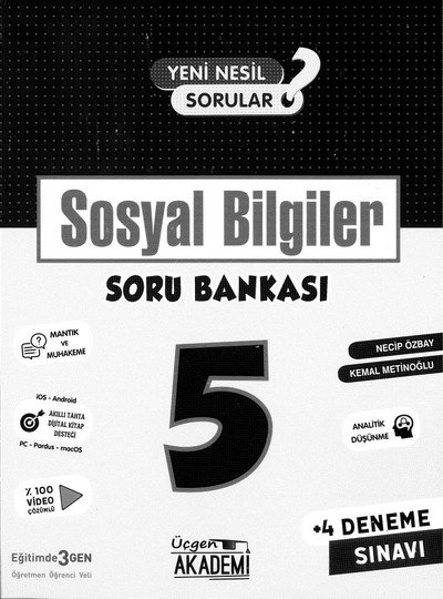 SOSYAL BİLGİLER SORU BANKASI Fotokopi GO - Tüm Sınavlarda Daha İleriye