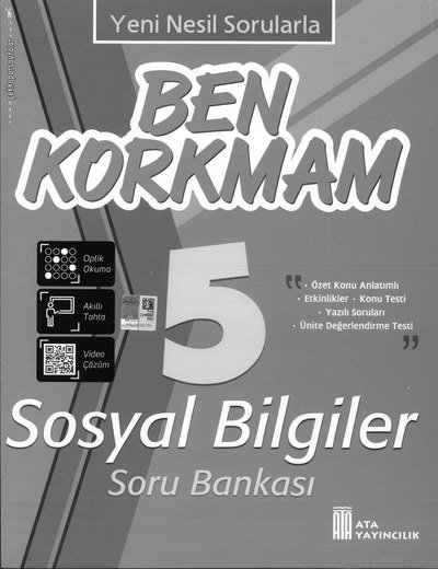 BEN KORKMAM SOSYAL BİLGİLER SORU BANKASI Fotokopi GO - Tüm Sınavlarda Daha İleriye