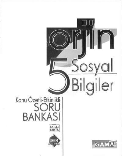 ORJİN SOSYAL BİLGİLER Fotokopi GO - Tüm Sınavlarda Daha İleriye