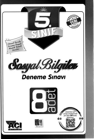 SOSYAL BİLGİLER DENEME SINAVI 8 ADET Fotokopi GO - Tüm Sınavlarda Daha İleriye