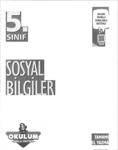 SOSYAL BİLGİLER OKULUM AKILLI DEFTER Fotokopi GO - Tüm Sınavlarda Daha İleriye
