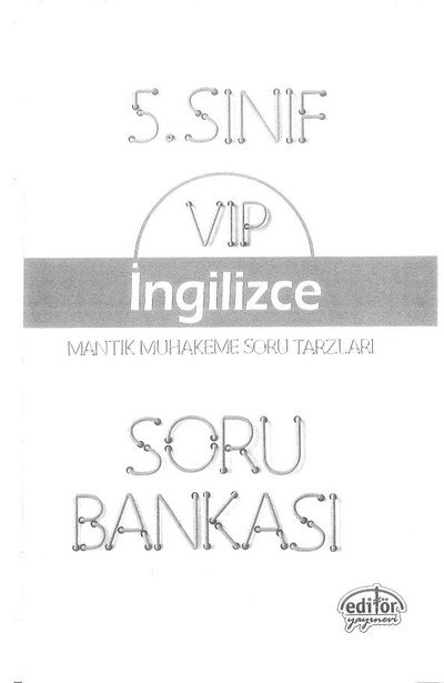 VIP İNGİLİZCE SORU BANKASI Fotokopi GO - Tüm Sınavlarda Daha İleriye