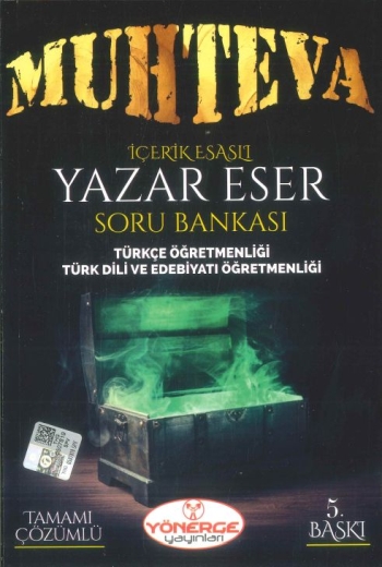 MUHTEVA İÇERİK ESASLI YAZAR ESER SORU BANKASI Fotokopi GO - Tüm Sınavlarda Daha İleriye