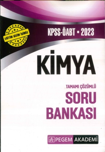 KİMYA TAMAMI ÇÖZÜMLÜ SORU BANKASI Fotokopi GO - Tüm Sınavlarda Daha İleriye