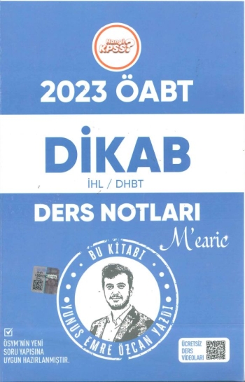 DİKAB MEARİC DERS NOTLARI Fotokopi GO - Tüm Sınavlarda Daha İleriye