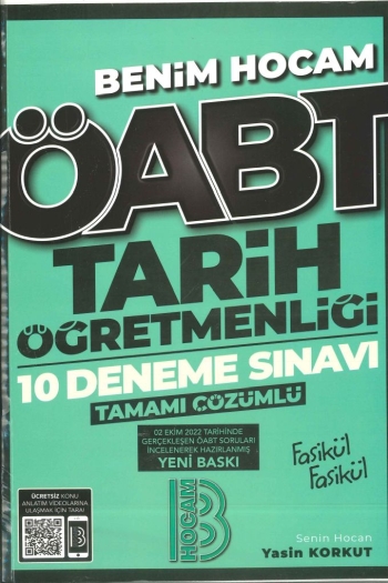 TARİH ÖĞRETMENLİĞİ 10 DENEME SINAVI ÇÖZÜMLÜ Fotokopi GO - Tüm Sınavlarda Daha İleriye