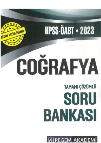 COĞRAFYA TAMAMI ÇÖZÜMLÜ SORU BANKASI Fotokopi GO - Tüm Sınavlarda Daha İleriye