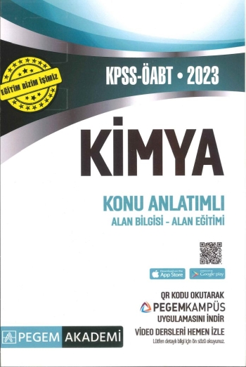 KİMYA KONU ANLATIMLI ALAN BİLGİSİ ALAN EĞİTİMİ Fotokopi GO - Tüm Sınavlarda Daha İleriye