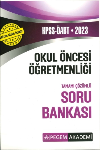 OKUL ÖNCESİ ÖĞRETMENLİĞİ TAMAMI ÇÖZÜMLÜ SORU BANKASI Fotokopi GO - Tüm Sınavlarda Daha İleriye