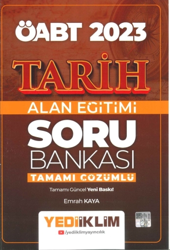 TARİH ALAN EĞİTİMİ SORU BANKASI TAMAMI ÇÖZÜMLÜ Fotokopi GO - Tüm Sınavlarda Daha İleriye