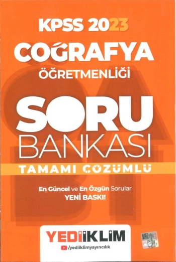 COĞRAFYA ÖĞRETMENLİĞİ SORU BANKASI TAMAMI ÇÖZÜMLÜ Fotokopi GO - Tüm Sınavlarda Daha İleriye