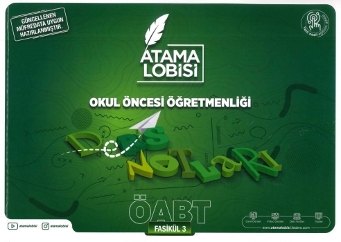 OKUL ÖNCESİ ÖĞRETMENLİĞİ DERS NOTLARI FASİKÜL 3 Fotokopi GO - Tüm Sınavlarda Daha İleriye