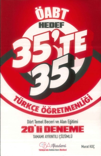 HEDEF 35'TE 35 20'lİ DENEME ÇÖZÜMLÜ Fotokopi GO - Tüm Sınavlarda Daha İleriye