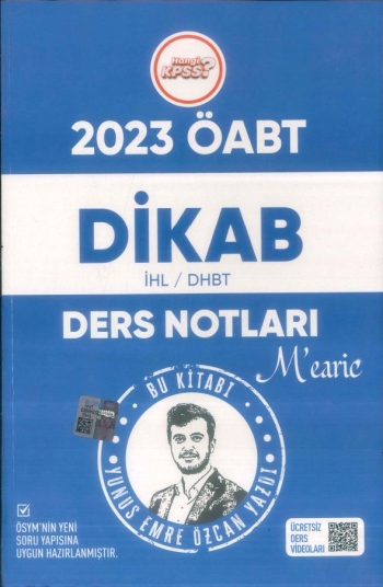 DİKAB/İHL/DHBT DERS NOTLARI MEARİC Fotokopi GO - Tüm Sınavlarda Daha İleriye