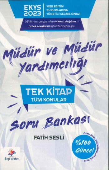 MÜDÜR VE MÜDÜR YARDIMCILIĞI TEK KİTAP SORU BANKASI TÜM KONULAR Fotokopi GO - Tüm Sınavlarda Daha İleriye