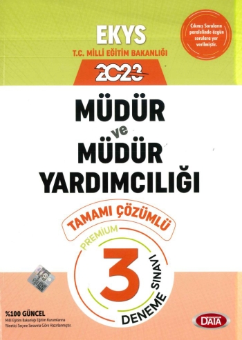 MÜDÜR VE MÜDÜR YARDIMCILIĞI PREMİUM 3 ÇÖZÜMLÜ DENEME Fotokopi GO - Tüm Sınavlarda Daha İleriye