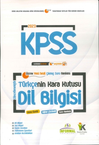 TÜRKÇENİN KARA KUTUSU DİL BİLGİSİ Fotokopi GO - Tüm Sınavlarda Daha İleriye