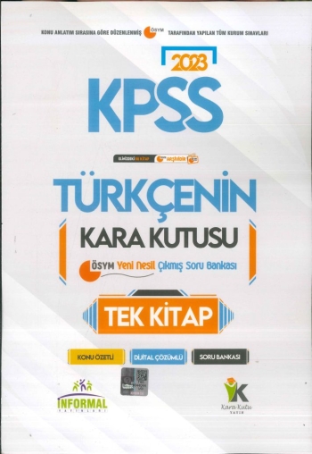 TÜRKÇENİN KARA KUTUSU TEK KİTAP Fotokopi GO - Tüm Sınavlarda Daha İleriye