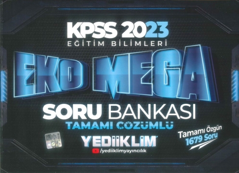 EKO MEGA TAMAMI ÇÖZÜMLÜ 1679 SORU Fotokopi GO - Tüm Sınavlarda Daha İleriye