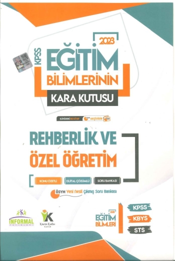 KARA KUTU REHBERLİK VE ÖZEL ÖĞRETİM KONU ÖZETLİ SORU BANKASI Fotokopi GO - Tüm Sınavlarda Daha İleriye