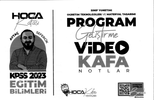 PROGRAM GELİŞTİRME VİDEO KAFA NOTLAR Fotokopi GO - Tüm Sınavlarda Daha İleriye
