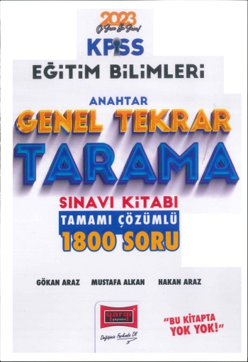 ANAHTAR GENEL TEKRAR TARAMA 1800 TAMAMI ÇÖZÜMLÜ SORU Fotokopi GO - Tüm Sınavlarda Daha İleriye