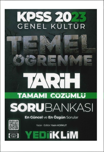 TEMEL ÖĞRENME TARİH ÇÖZÜMLÜ SORU BANKASI Fotokopi GO - Tüm Sınavlarda Daha İleriye