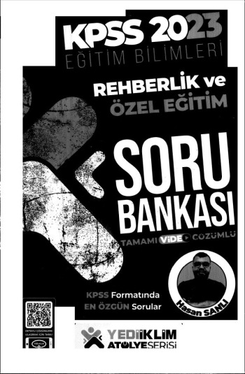 ATÖLYE SERİSİ REHBERLİK VE ÖZEL EĞİTİM SORU BANKASI Fotokopi GO - Tüm Sınavlarda Daha İleriye