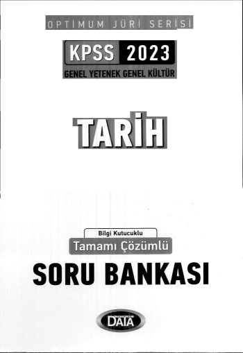OPTİMUM JÜRİ SERİSİ TARİH TAMAMI ÇÖZÜMLÜ SORU BANKASI Fotokopi GO - Tüm Sınavlarda Daha İleriye