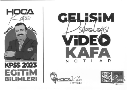 GELİŞİM PSİKOLOJİSİ VİDEO KAFA NOTLAR Fotokopi GO - Tüm Sınavlarda Daha İleriye