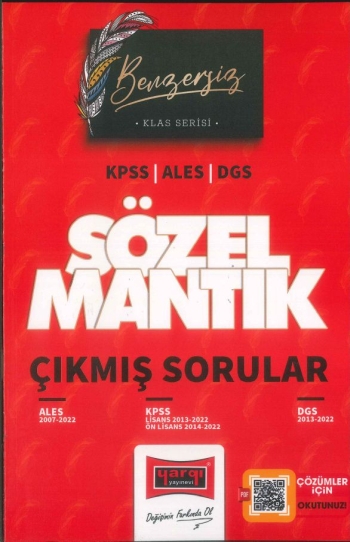 KLAS SERİSİ SÖZEL MANTIK ÇIKMIŞ SORULAR (ALES-KPSS-DGS) 2007-2022 Fotokopi GO - Tüm Sınavlarda Daha İleriye
