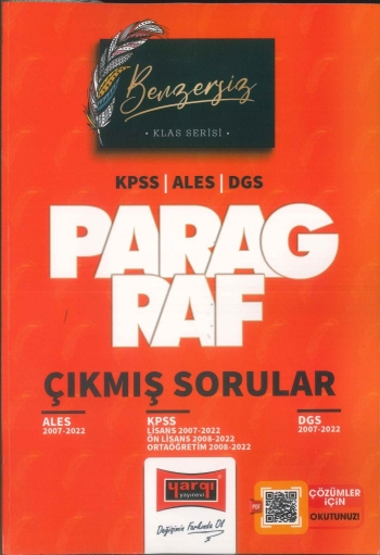 KLAS SERİSİ PARAGRAF ÇIKMIŞ SORULAR (ALES-KPSS-DGS) 2007-2022 Fotokopi GO - Tüm Sınavlarda Daha İleriye