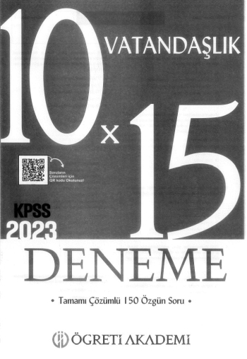 VATANDAŞLIK 10*15 DENEME Fotokopi GO - Tüm Sınavlarda Daha İleriye