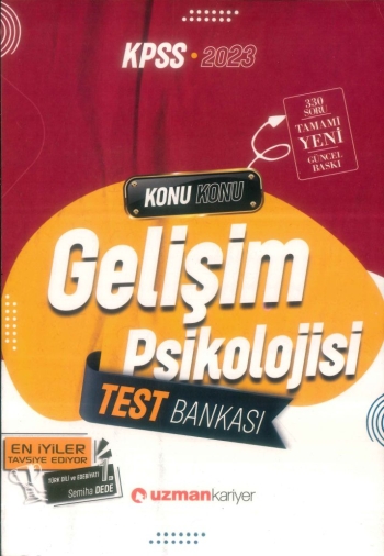 GELİŞİM PSİKOLOJİSİ TEST BANKASI KONU KONU Fotokopi GO - Tüm Sınavlarda Daha İleriye