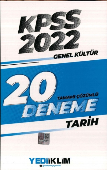 TARİH TAMAMI ÇÖZÜMLÜ 20 DENEME Fotokopi GO - Tüm Sınavlarda Daha İleriye