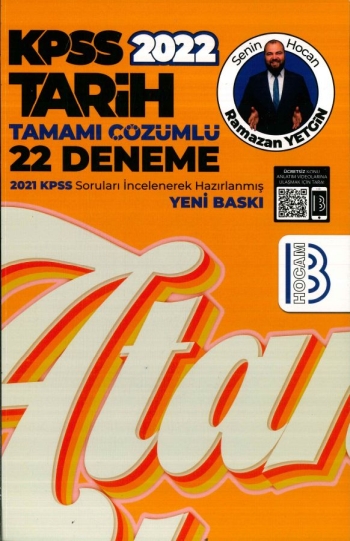 ATANACAKSIN TARİH TAMAMI ÇÖZÜMLÜ 22 DENEME Fotokopi GO - Tüm Sınavlarda Daha İleriye