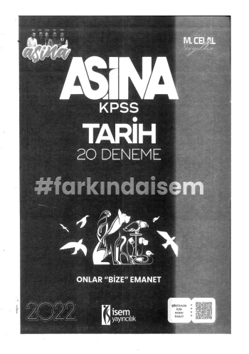 TARİH 20 DENEME (ONLAR BİZE EMANET) Fotokopi GO - Tüm Sınavlarda Daha İleriye