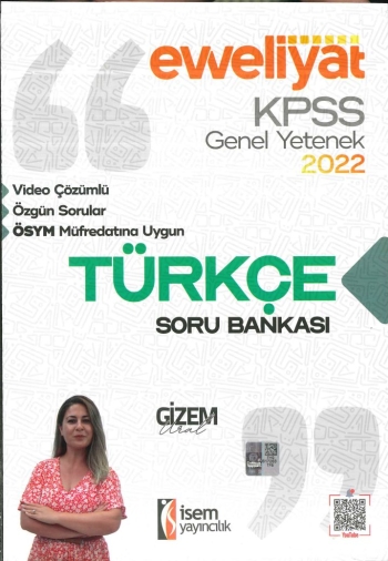 EVVELİYAT TÜRKÇE ÇÖZÜMLÜ SORU BANKASI Fotokopi GO - Tüm Sınavlarda Daha İleriye