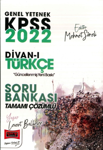 DİVAN-I TÜRKÇE ÇÖZÜMLÜ SORU BANKASI Fotokopi GO - Tüm Sınavlarda Daha İleriye