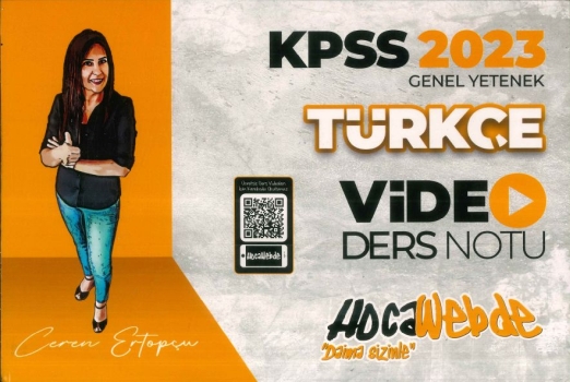 TÜRKÇE VİDEO DERS NOTU Fotokopi GO - Tüm Sınavlarda Daha İleriye